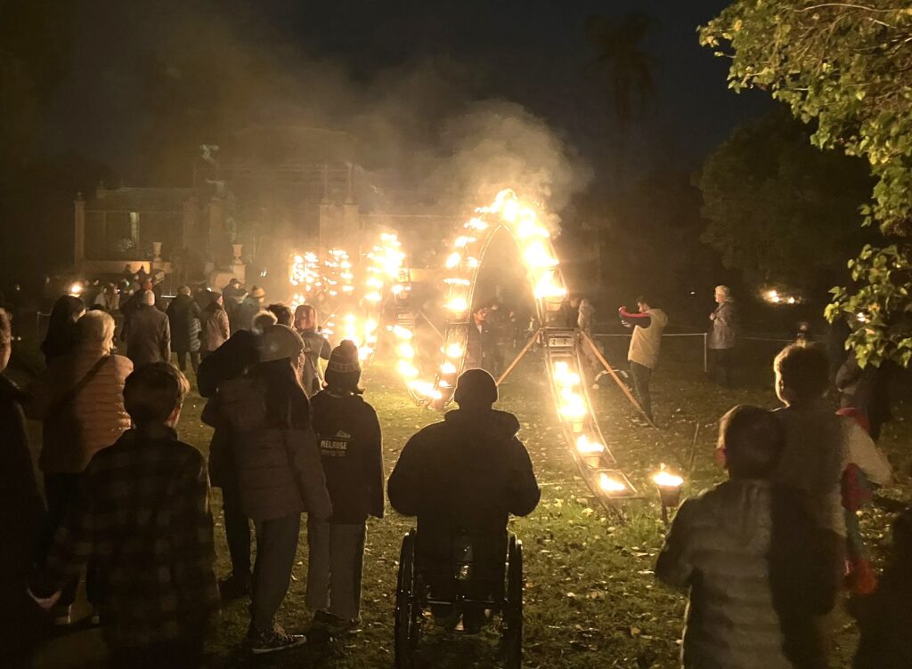 Group of people at the Adelaide Fire Gardens